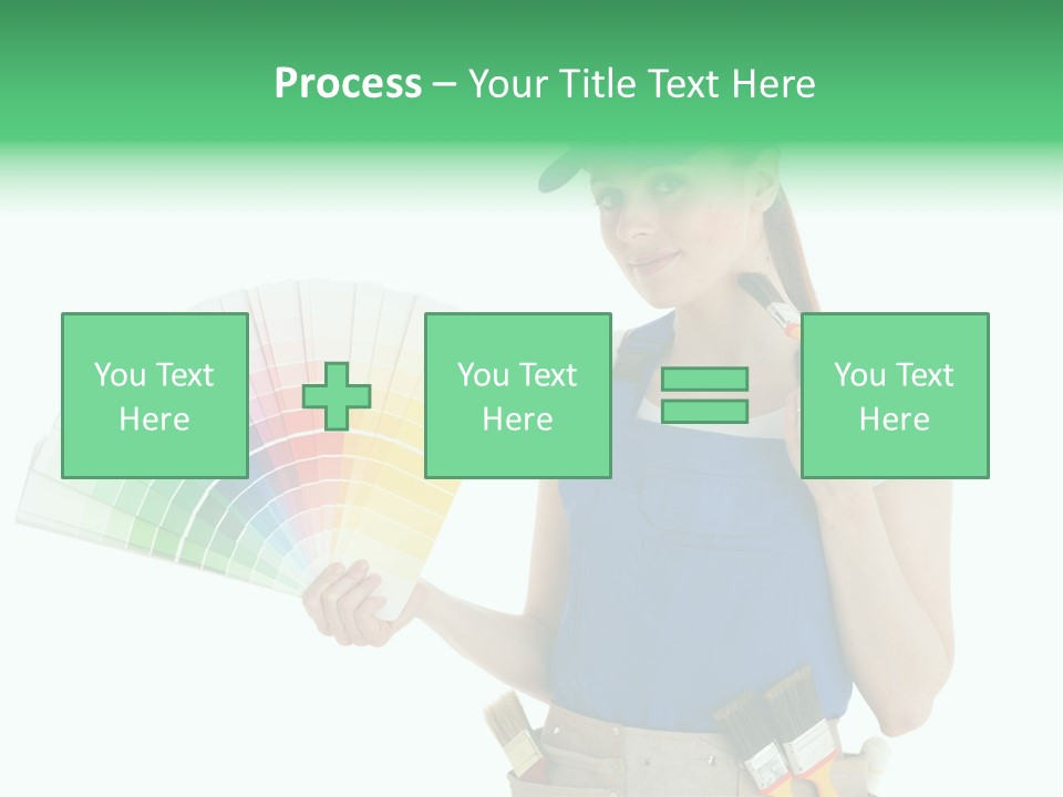 Sample Chart Colorful PowerPoint Template