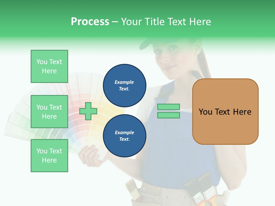 Sample Chart Colorful PowerPoint Template