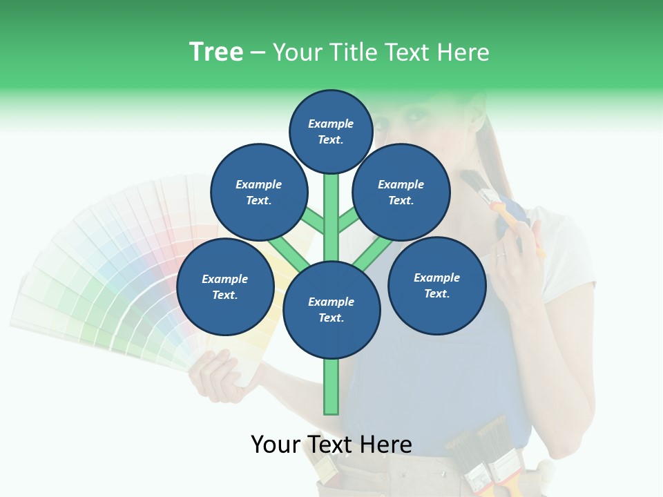 Sample Chart Colorful PowerPoint Template