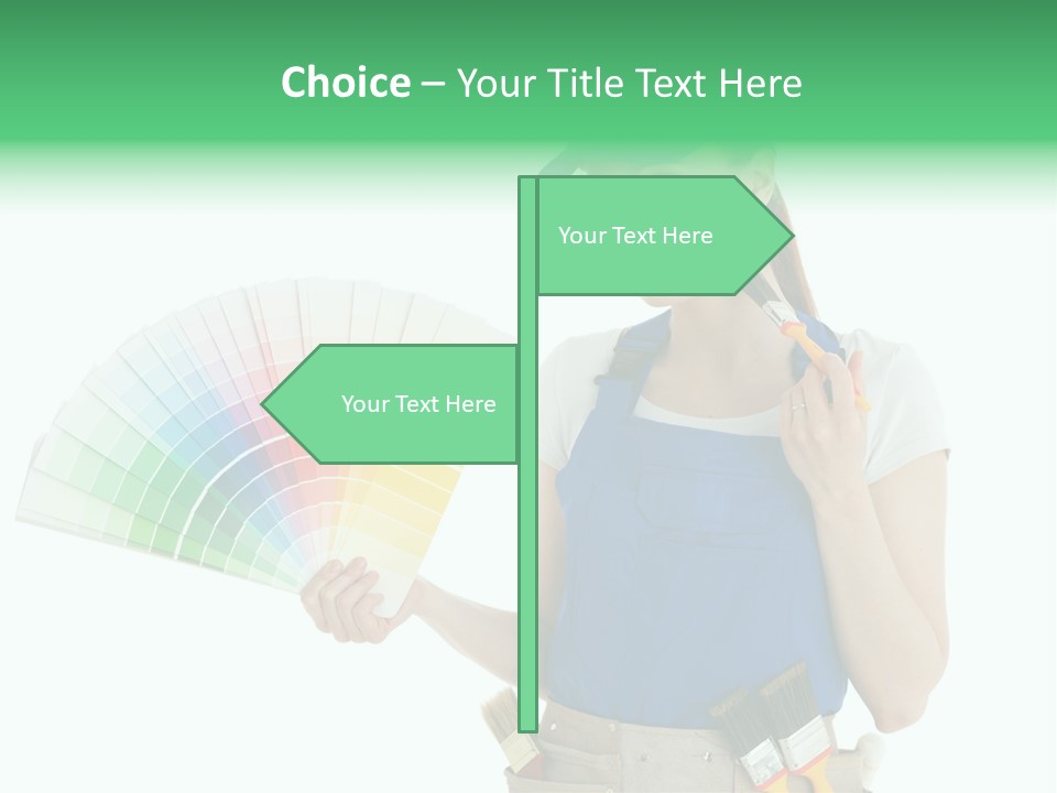 Sample Chart Colorful PowerPoint Template