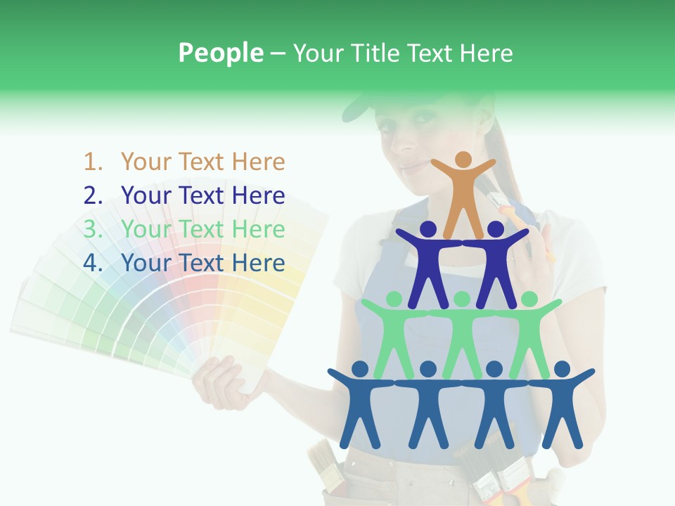 Sample Chart Colorful PowerPoint Template