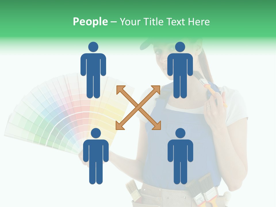 Sample Chart Colorful PowerPoint Template