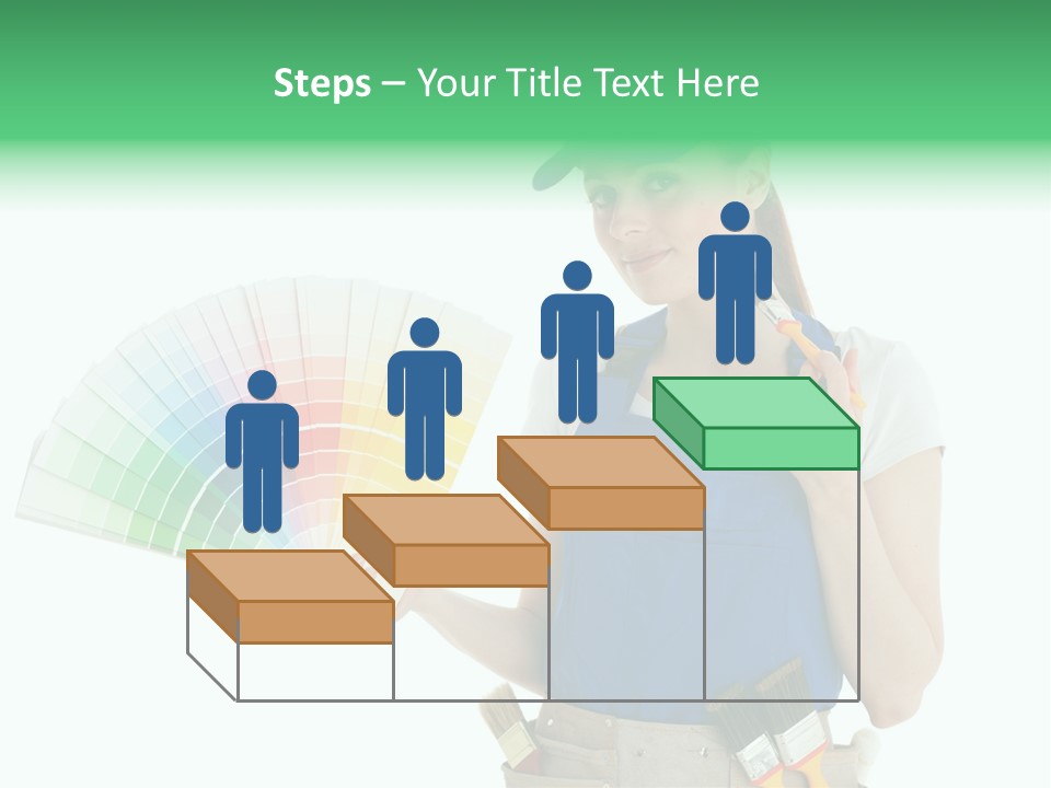 Sample Chart Colorful PowerPoint Template