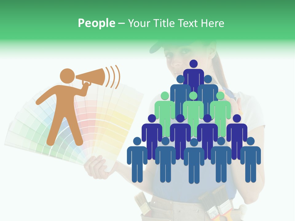 Sample Chart Colorful PowerPoint Template