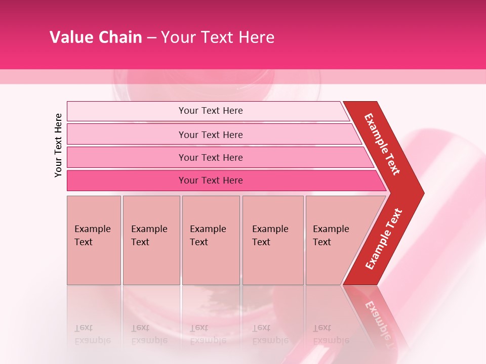 Bottle White Background Makeup PowerPoint Template