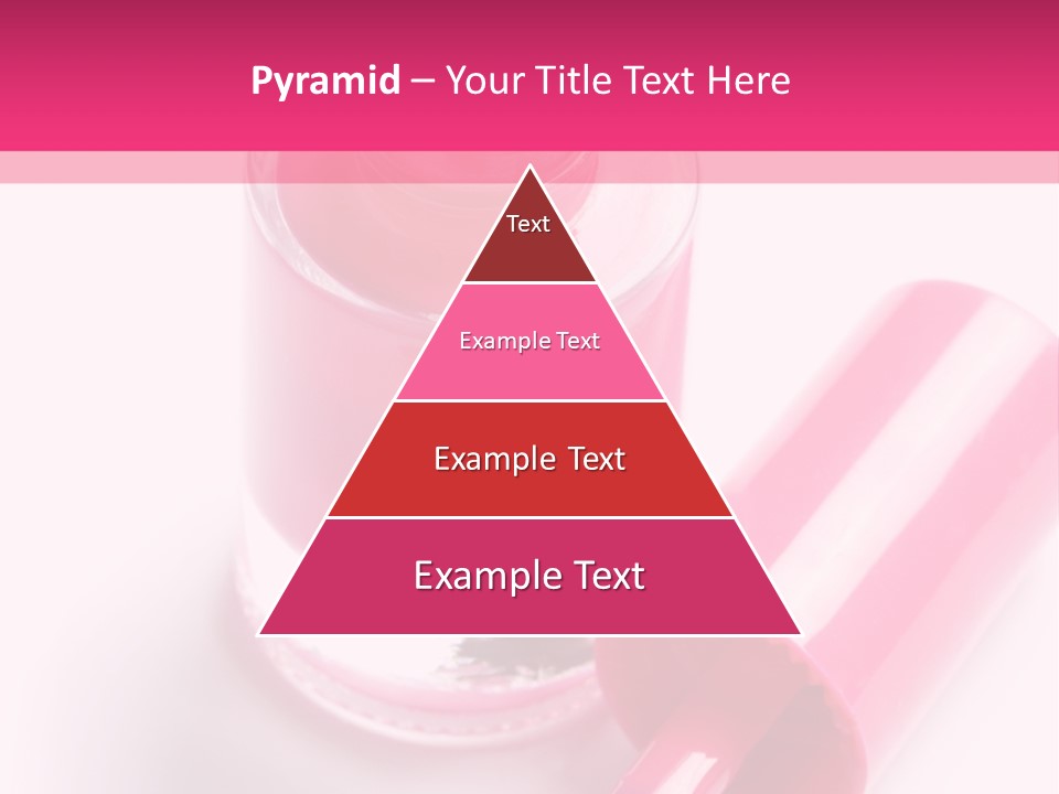 Bottle White Background Makeup PowerPoint Template