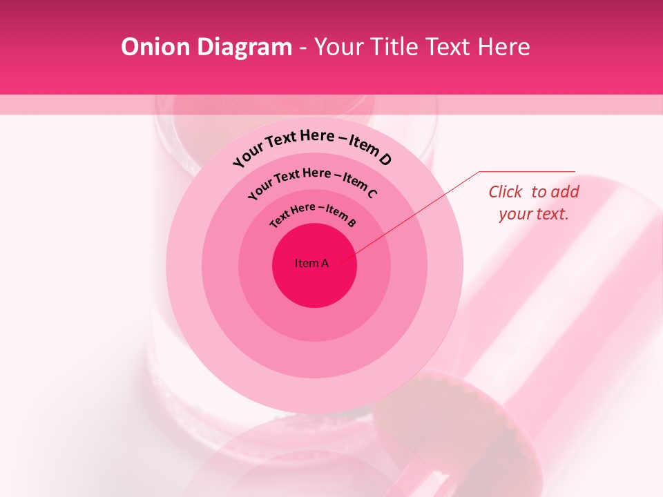 Bottle White Background Makeup PowerPoint Template