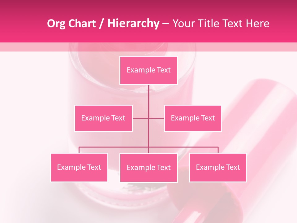 Bottle White Background Makeup PowerPoint Template