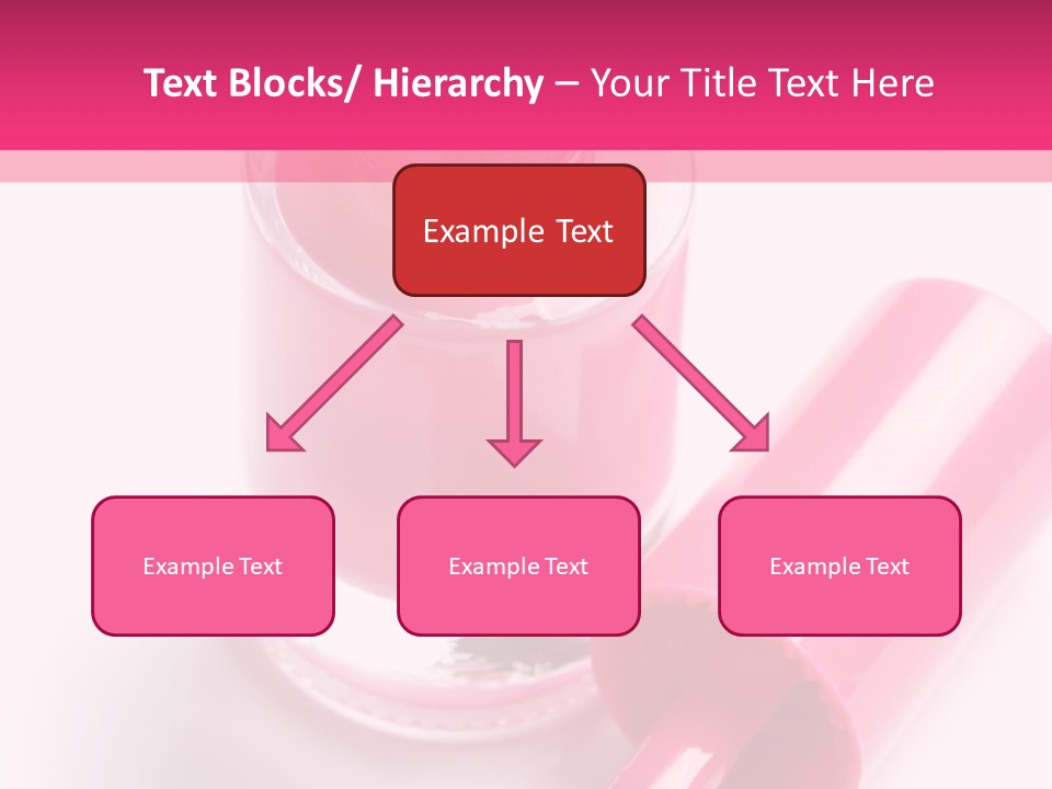Bottle White Background Makeup PowerPoint Template