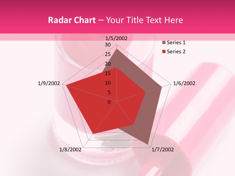 Bottle White Background Makeup PowerPoint Template