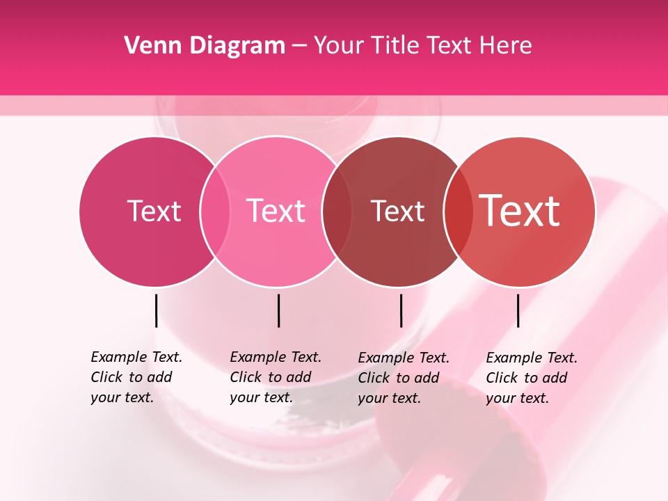 Bottle White Background Makeup PowerPoint Template