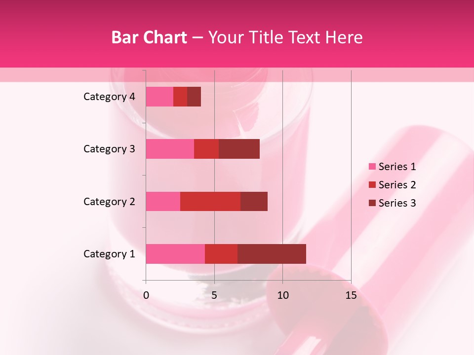 Bottle White Background Makeup PowerPoint Template