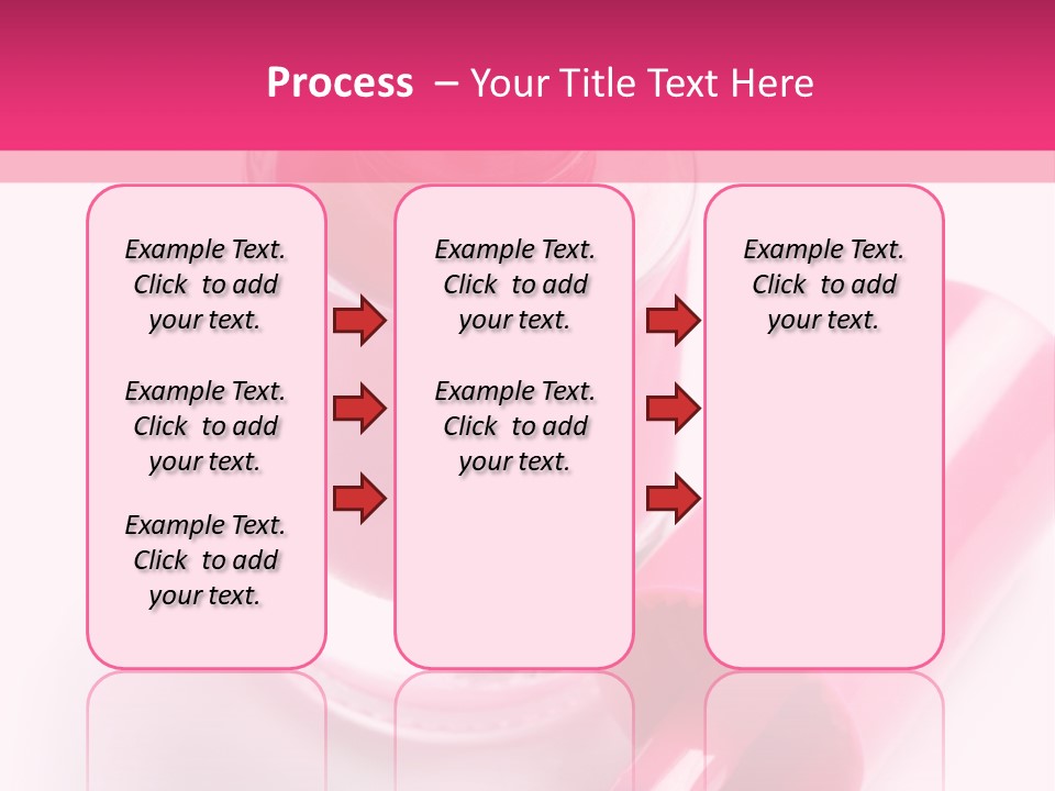Bottle White Background Makeup PowerPoint Template