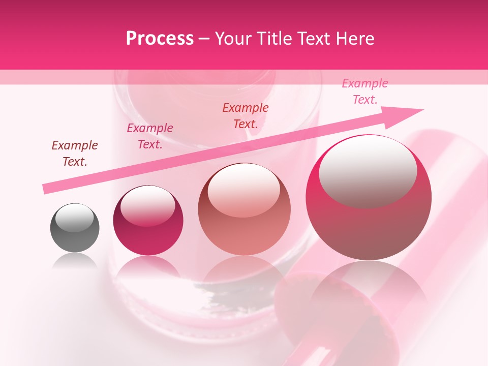 Bottle White Background Makeup PowerPoint Template