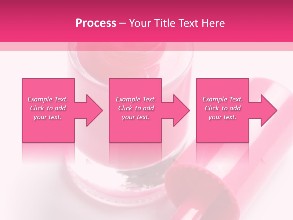 Bottle White Background Makeup PowerPoint Template