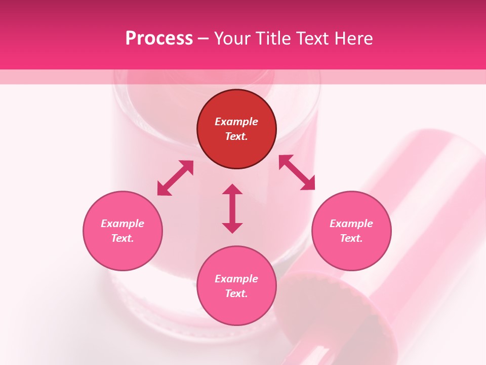 Bottle White Background Makeup PowerPoint Template