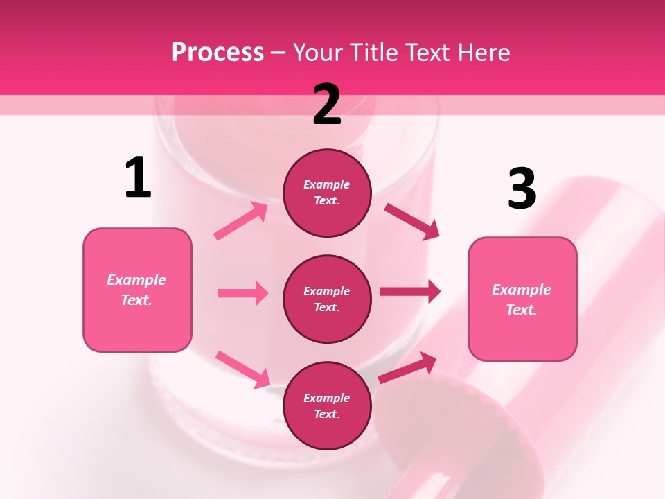 Bottle White Background Makeup PowerPoint Template