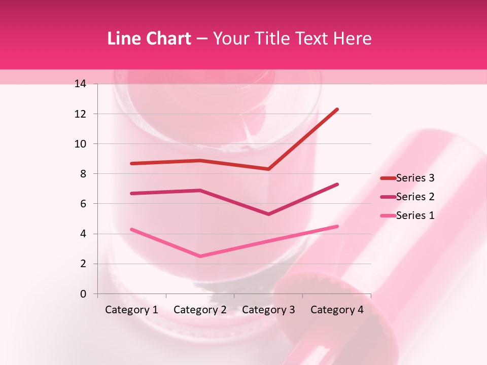 Bottle White Background Makeup PowerPoint Template