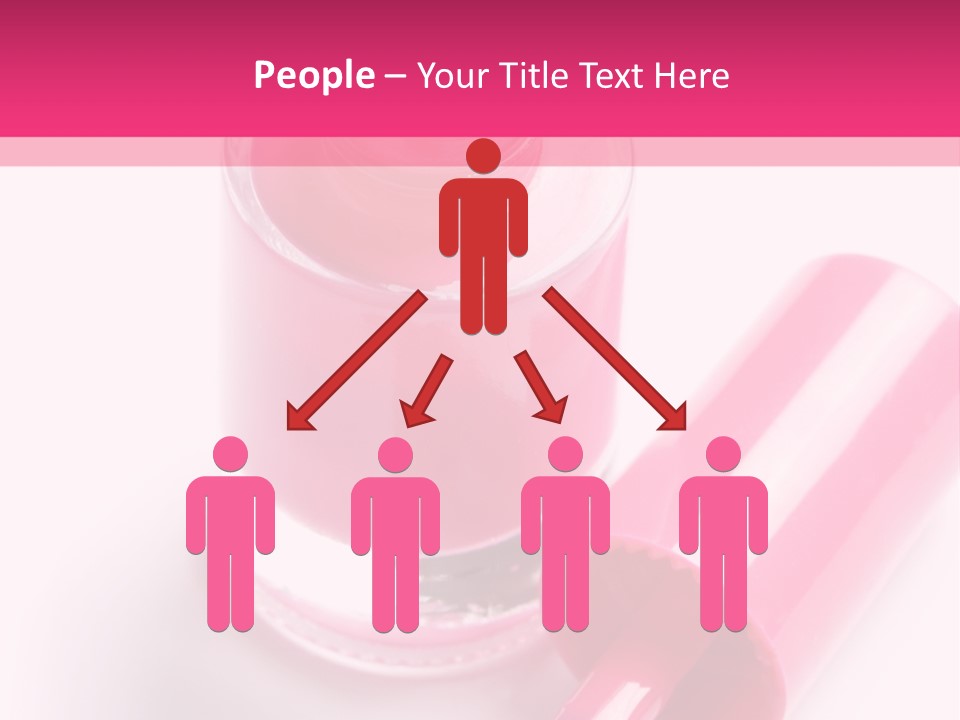 Bottle White Background Makeup PowerPoint Template