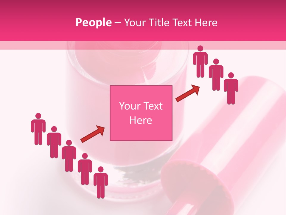 Bottle White Background Makeup PowerPoint Template