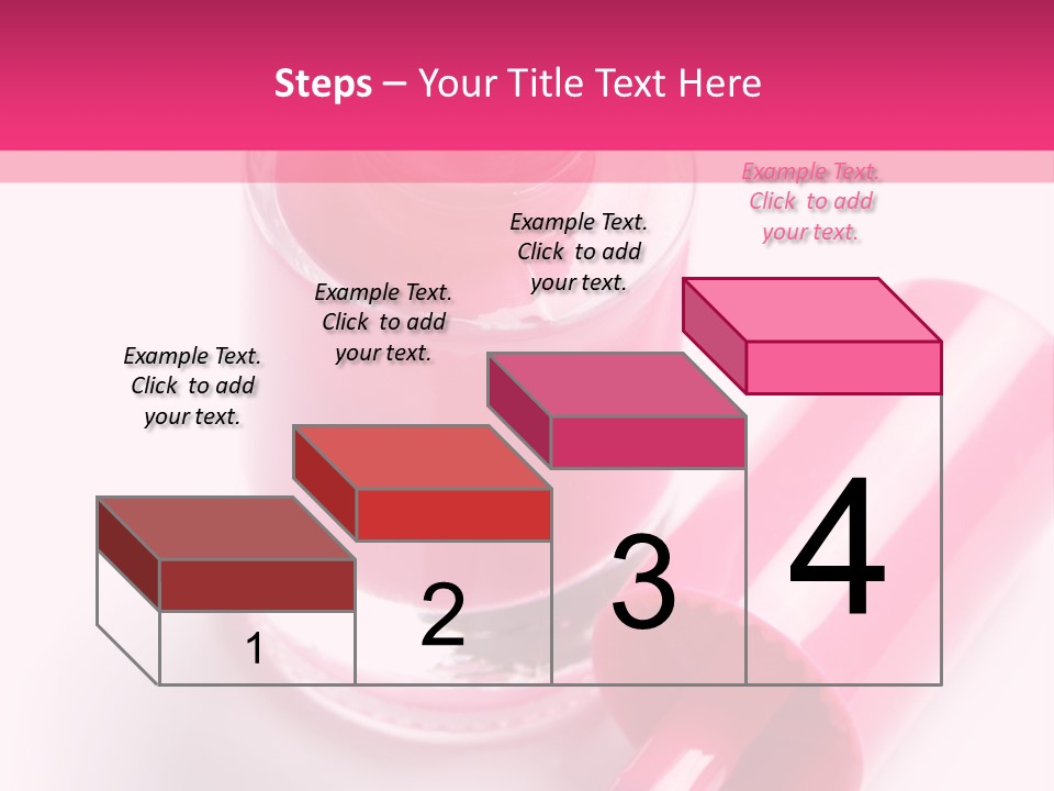 Bottle White Background Makeup PowerPoint Template