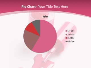 Cosmetics Manicure Pink PowerPoint Template