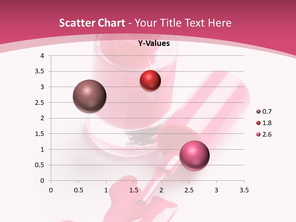 Cosmetics Manicure Pink PowerPoint Template