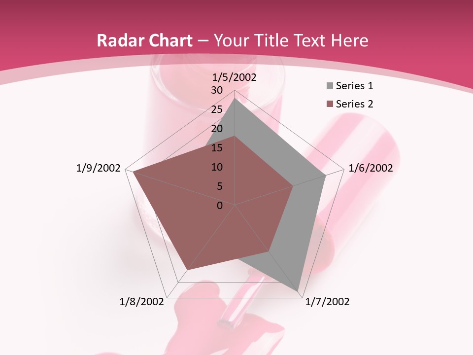 Cosmetics Manicure Pink PowerPoint Template