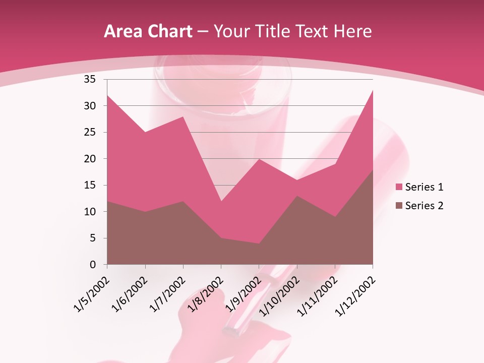 Cosmetics Manicure Pink PowerPoint Template