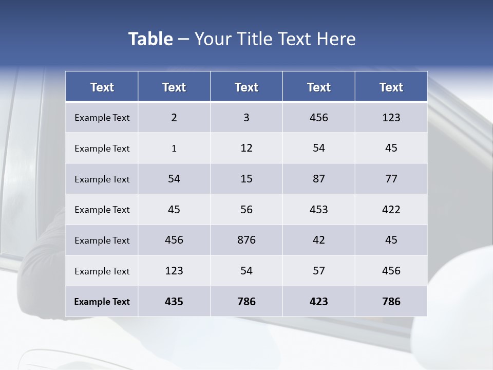 Vehicle Female Drive PowerPoint Template