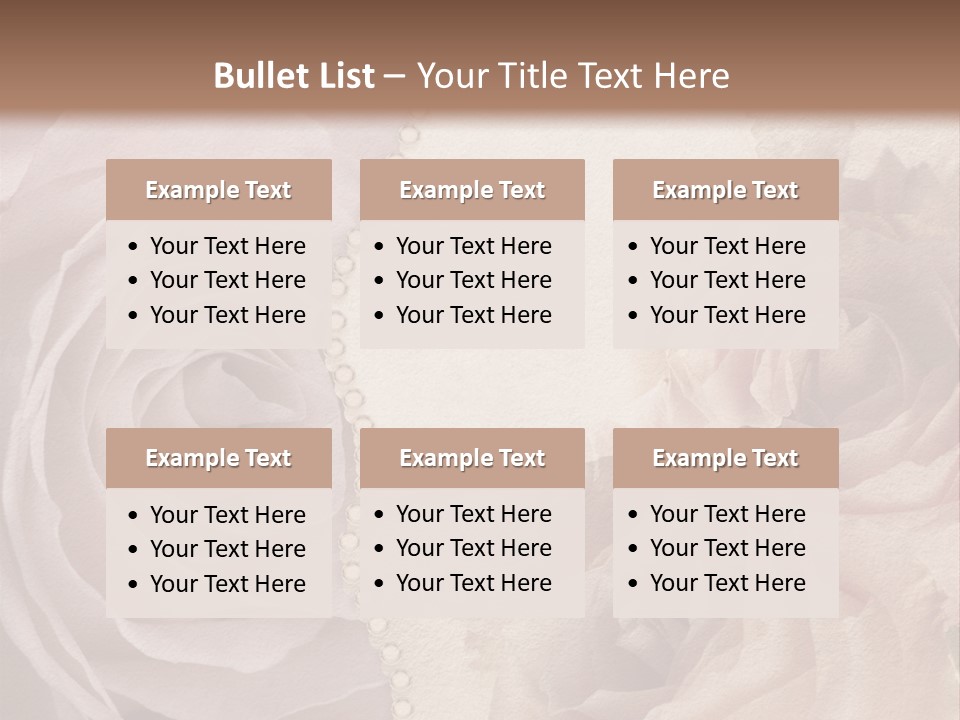 Aged Dirty Rose PowerPoint Template