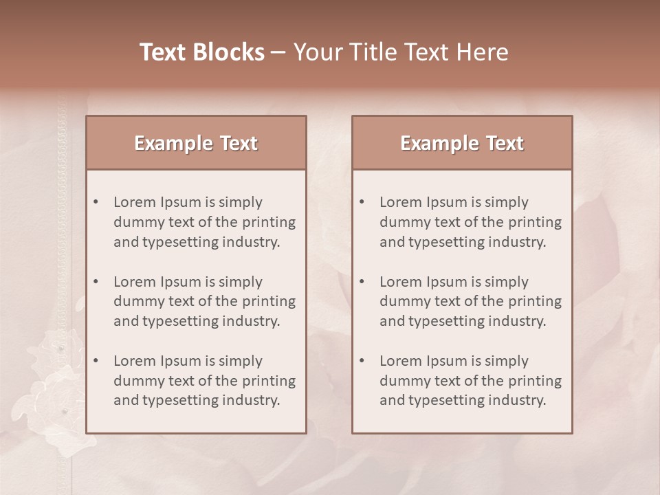 Ragged Page Paper PowerPoint Template