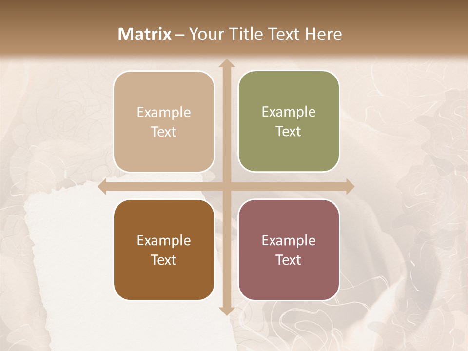 Floral Greetings Background PowerPoint Template