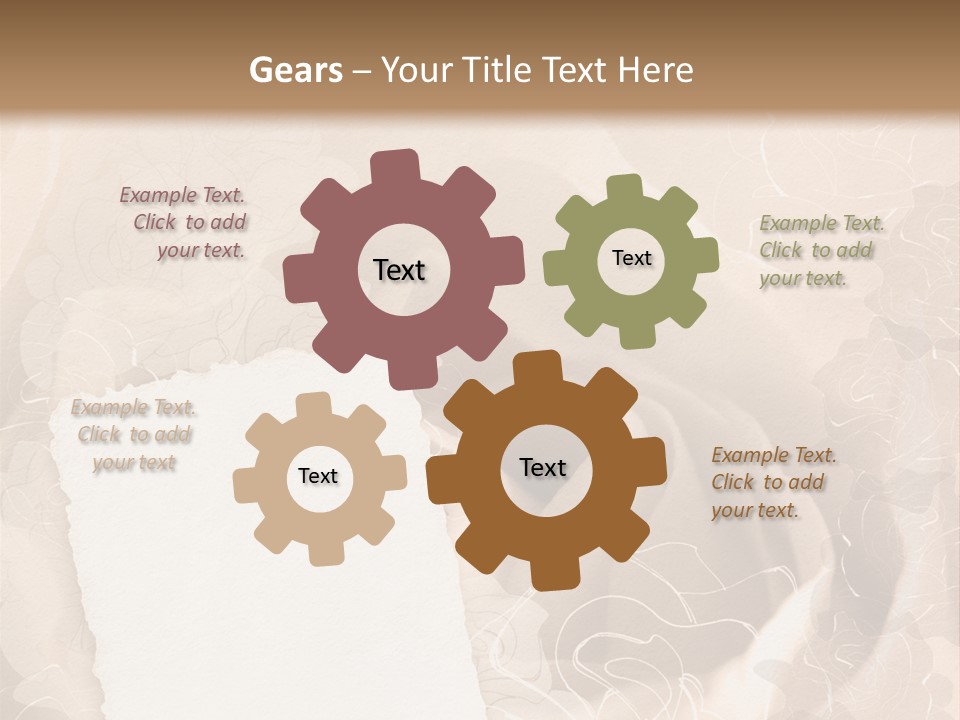 Floral Greetings Background PowerPoint Template