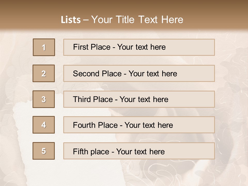 Floral Greetings Background PowerPoint Template