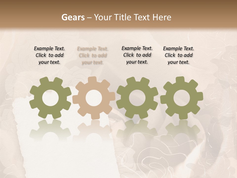 Floral Greetings Background PowerPoint Template