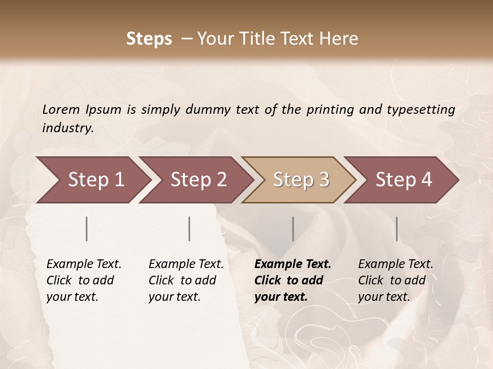 Floral Greetings Background PowerPoint Template