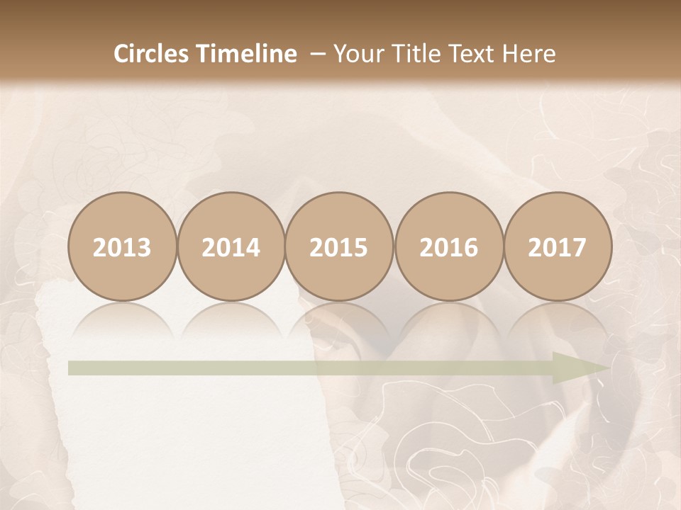 Floral Greetings Background PowerPoint Template