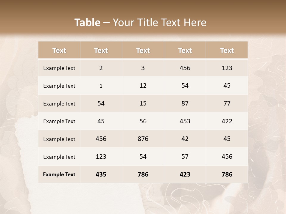 Floral Greetings Background PowerPoint Template