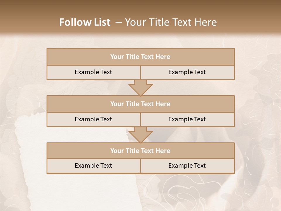 Floral Greetings Background PowerPoint Template