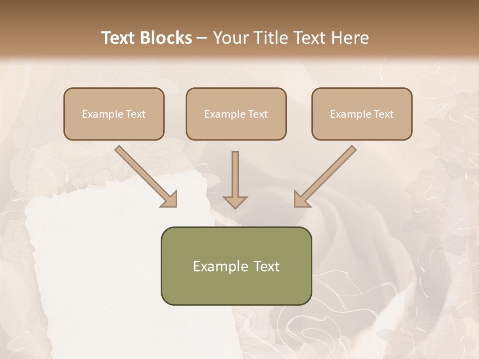 Floral Greetings Background PowerPoint Template