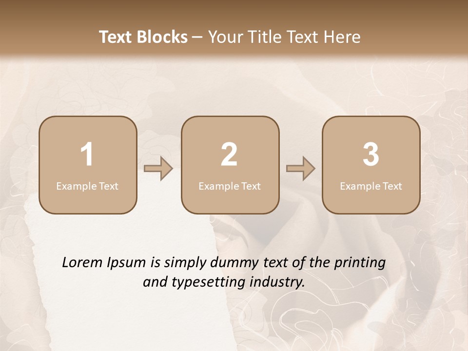 Floral Greetings Background PowerPoint Template