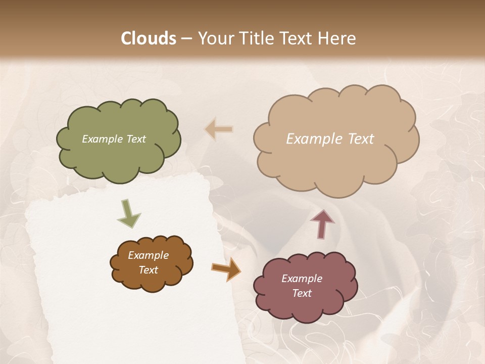 Floral Greetings Background PowerPoint Template