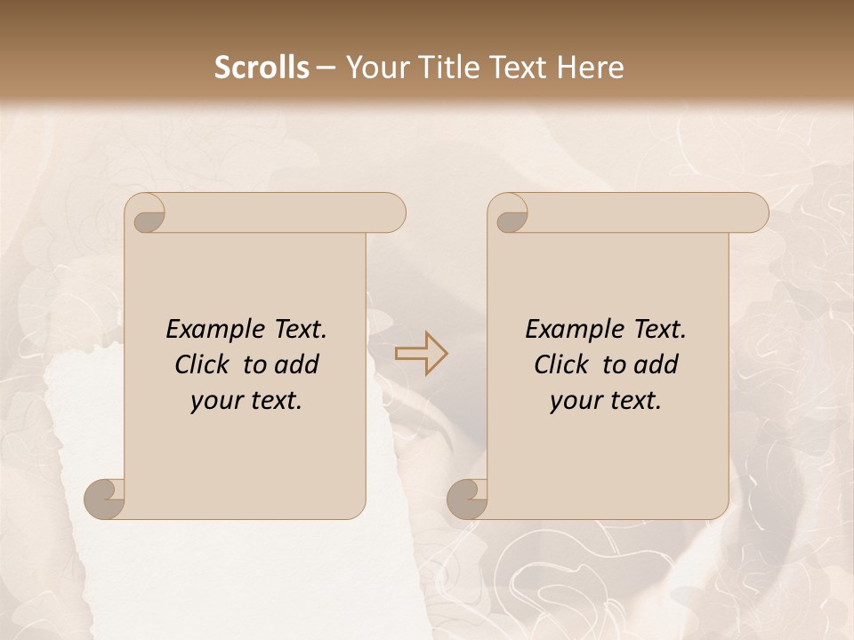 Floral Greetings Background PowerPoint Template