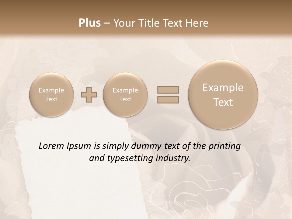 Floral Greetings Background PowerPoint Template