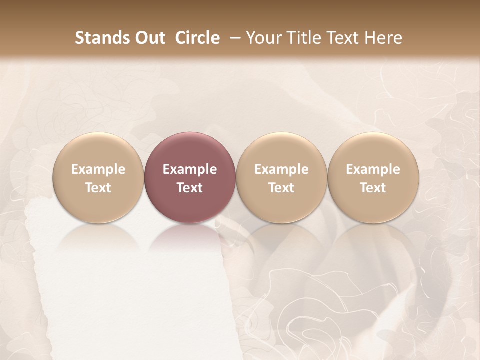 Floral Greetings Background PowerPoint Template