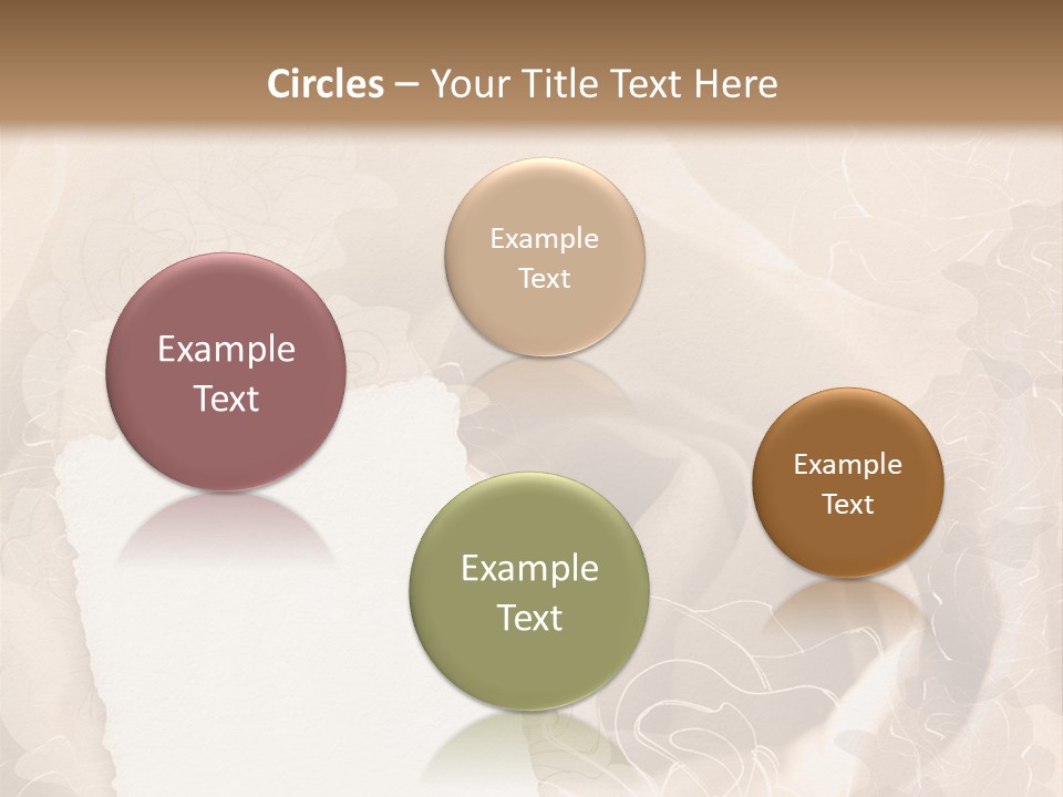 Floral Greetings Background PowerPoint Template