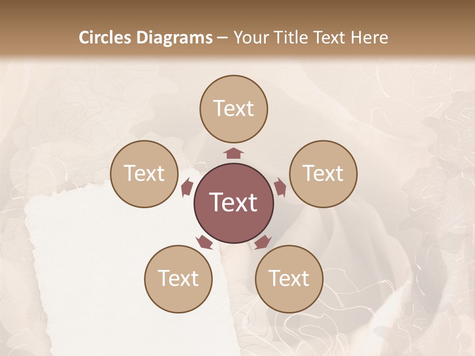 Floral Greetings Background PowerPoint Template