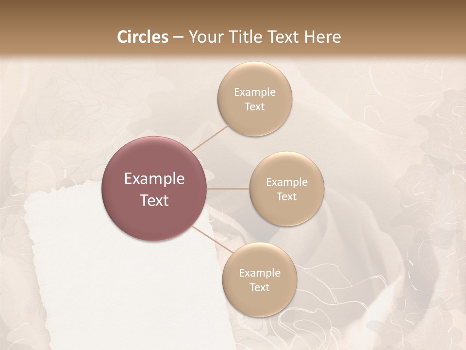 Floral Greetings Background PowerPoint Template