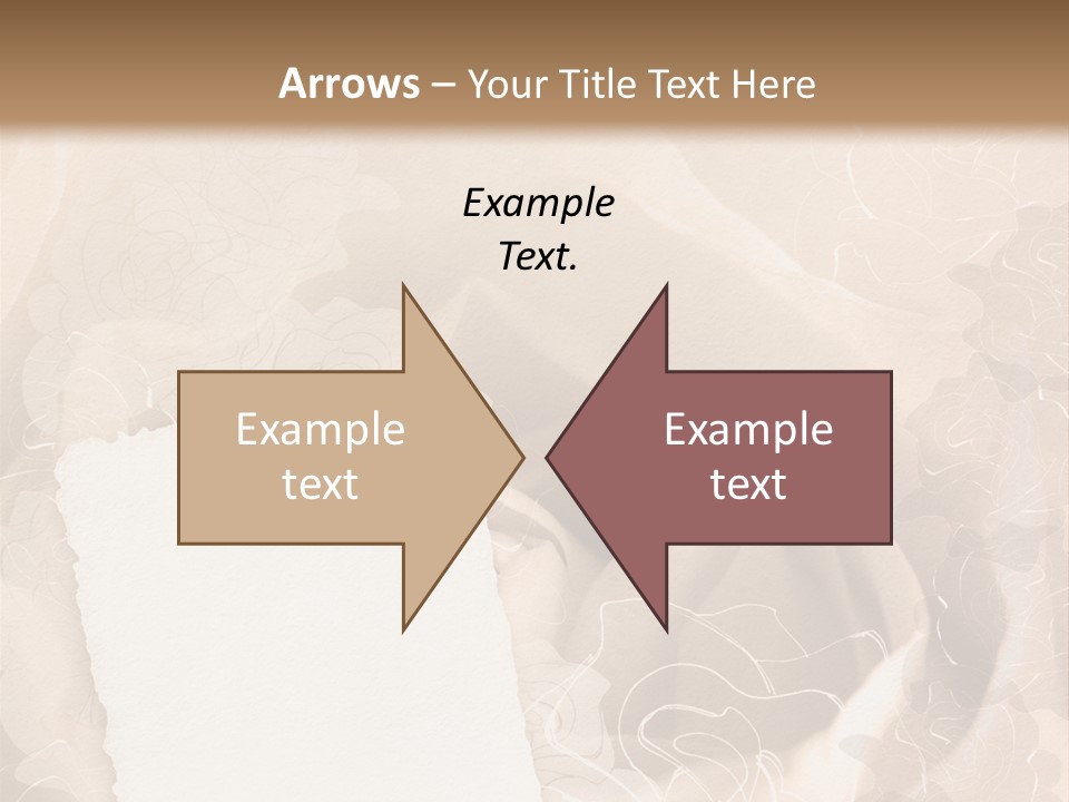 Floral Greetings Background PowerPoint Template